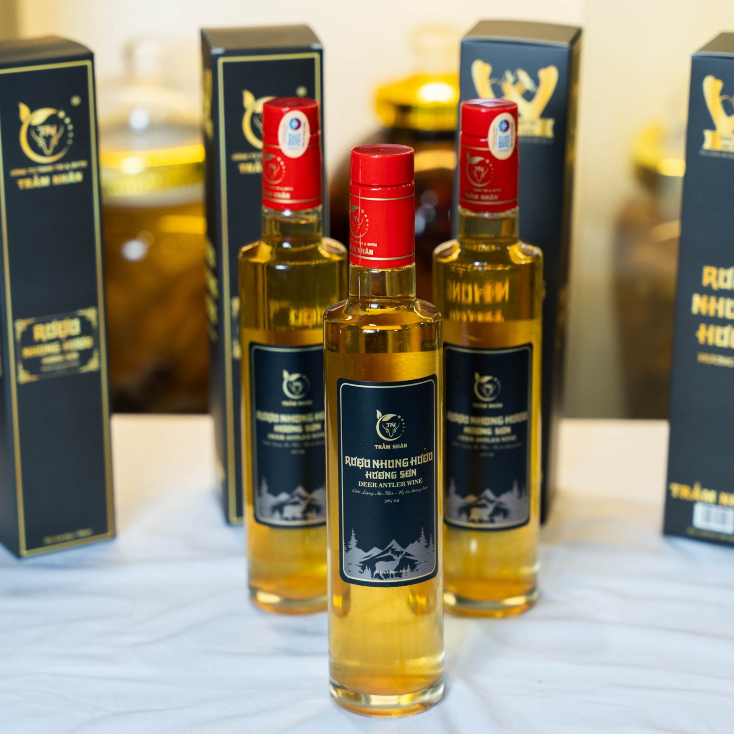 Rượu Nhung Hươu Trầm Nhân