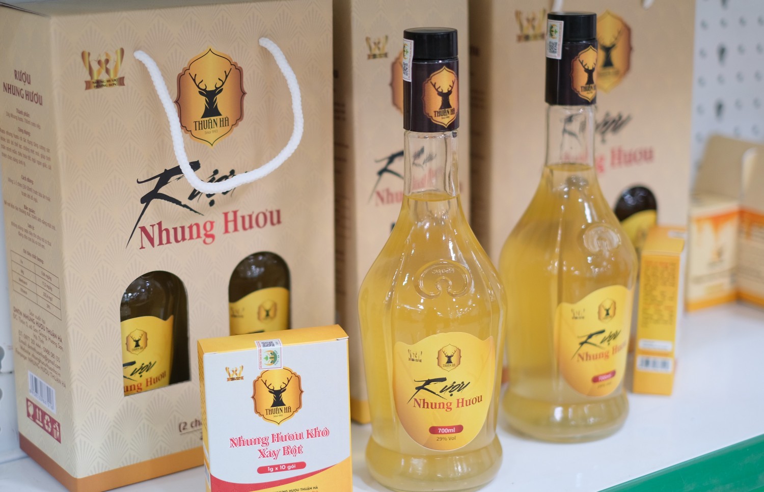 Rượu nhung hươu Thuận Hà