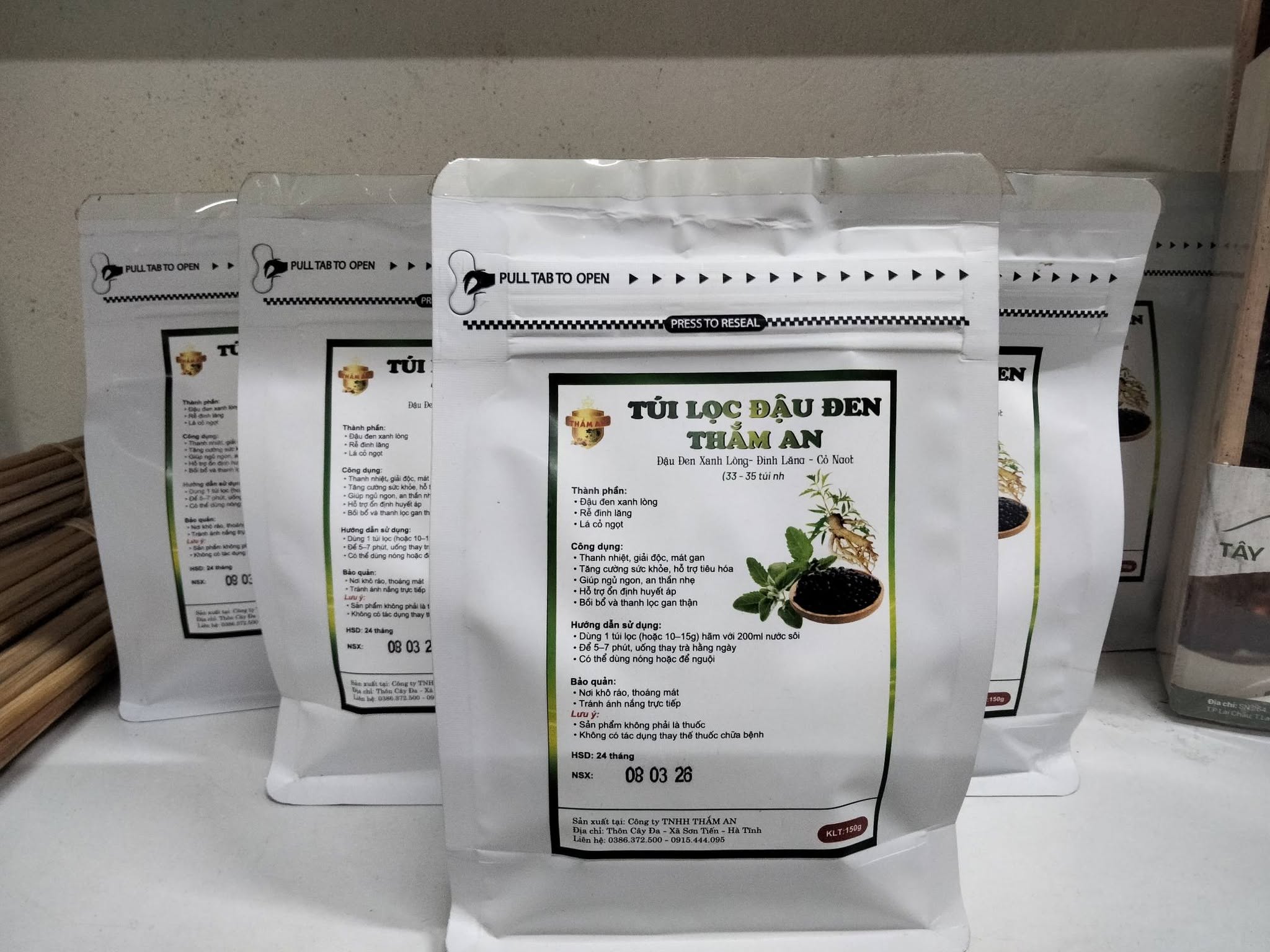 Túi lọc đậu đen Thắm An